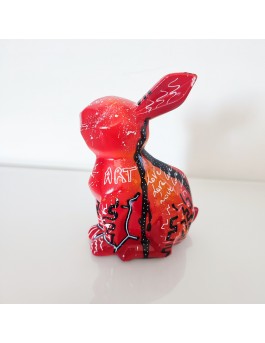 lapin rouge deco