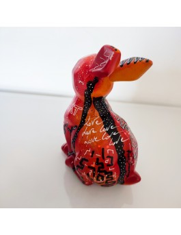 statuette lapin moderne