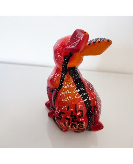 statuette lapin moderne