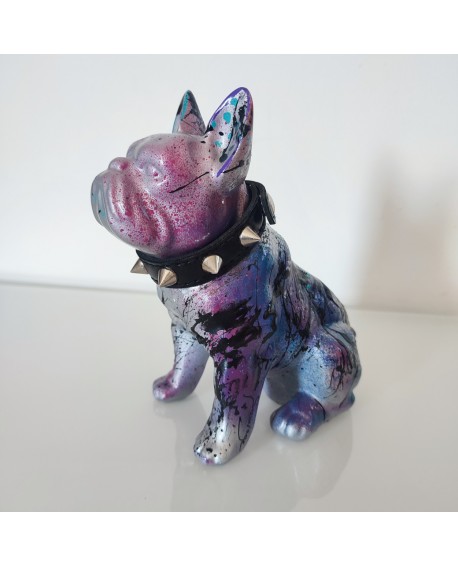 statue bouledogue deco