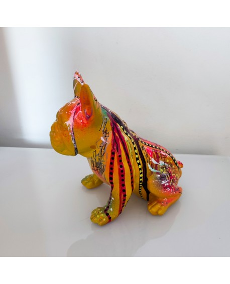 sculpture chien pop art